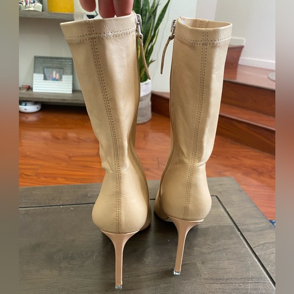 NEW Black Suede Studio Thelma Porchini Soft Leather Bootie Size 7/EU 37.5 - Picture 5 of 6